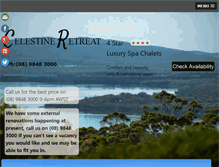 Tablet Screenshot of celestineretreat.com